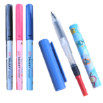 ORO Galaxy fountain pens pack of 3 smooth writing refillable ink pens