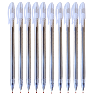 MB Vision smooth writer ball pen 0.7mm ultra fine needle tip pack of 10