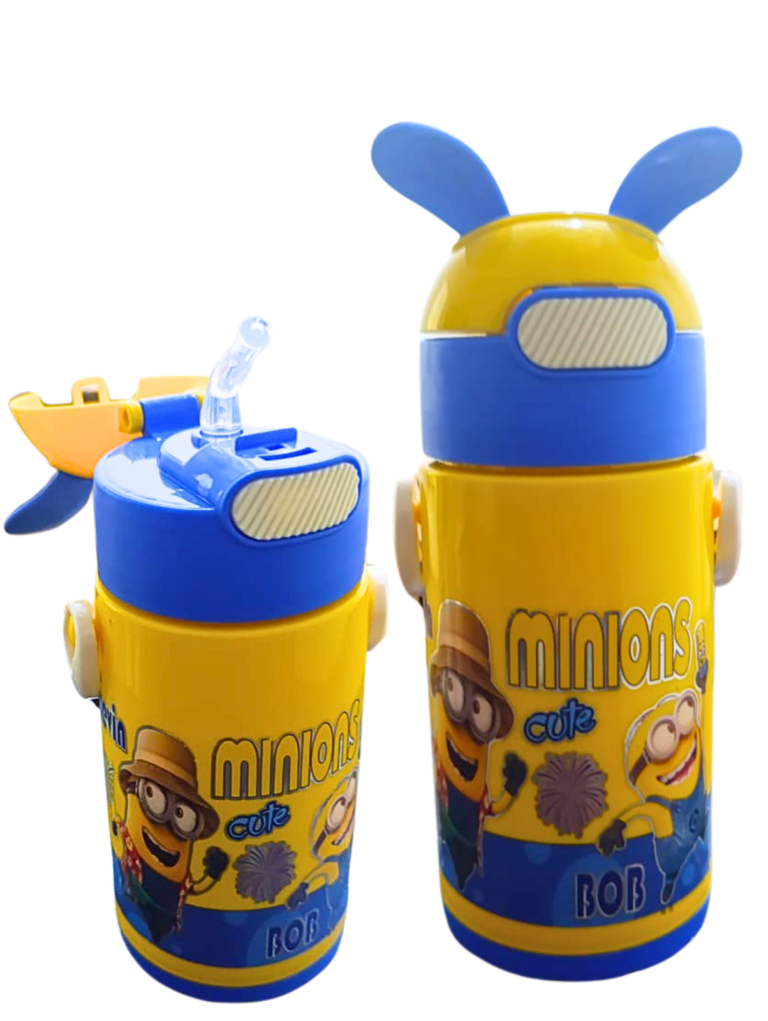Premium Minions Water Bottle for School Kids – 1pc
