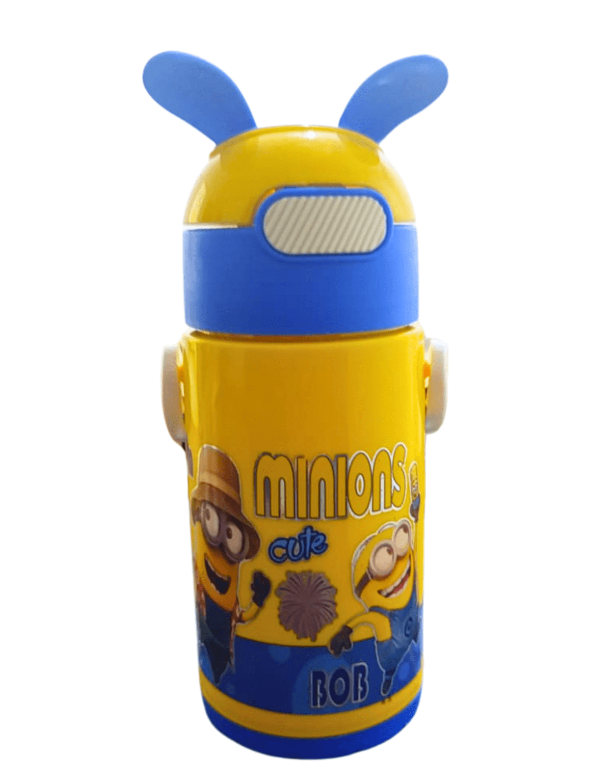MOBILE MATE (2) Premium Minions Water Bottle for School Kids – 1pc