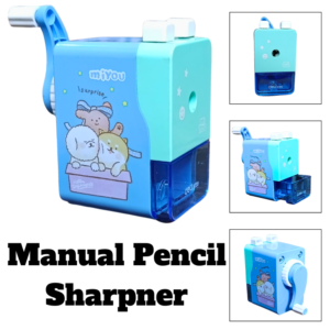 Premium Manual Pencil Sharpener – Cartoon Design for Kids