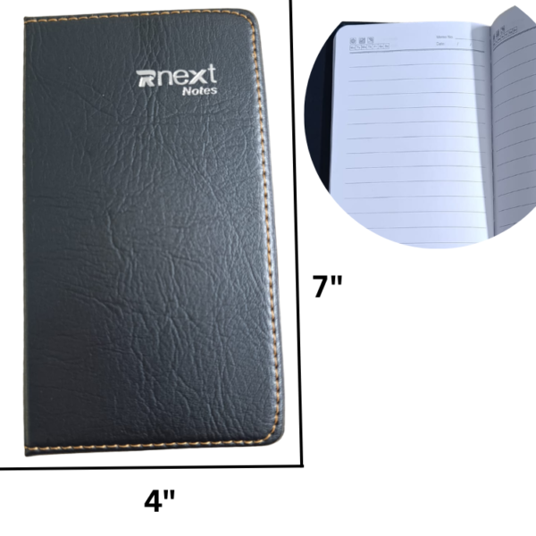 Premium Leather Rnext Notebook Diary 4x7