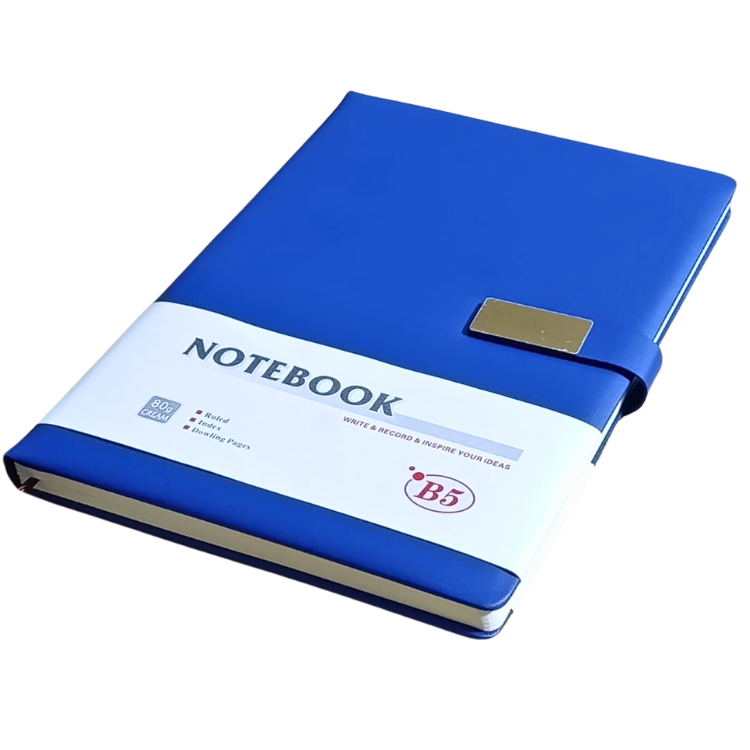 Premium B5 leather notebook magnetic closure journal diary office school personal use random color Pakistan