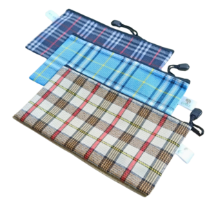 Premium quality zipper pouches pack of 3 assorted patterns pencil stationery makeup travel pouch Pakistan