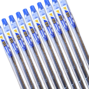 PIANO G5 retractable ball pens pack of 10 blue 0.8mm smooth writing ballpoint pens
