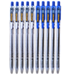 Piano Silk blue ball pens smooth writing needle point ballpoint pens school office students Pakistan