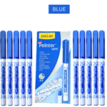 Pointer Wow 0.3mm Pack of 10 – Blue & Black Fine Tip Pen