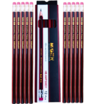 Premium HB lead pencils with eraser for kids pack of 12 smooth writing school daily use Pakistan
