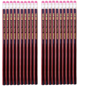 Premium HB lead pencils with eraser for kids pack of 12 smooth writing school daily use Pakistan