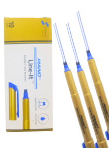 Pack of 10 PIANO Dual Tip Fine Line Border Markers