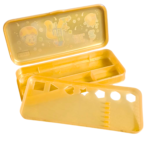 Fancy character geometry box pencil case for kids school stationery box