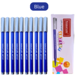 Signature Artist Fiber-Tip Markers 10pcs – Blue & Black