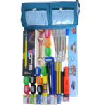 Fancy pack of 12 school stationery items complete kids school supply set