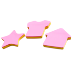 Pack of 3 different shape sticky notes 100 sheets 3x3 inch self adhesive removable memo pad office school study Pakistan