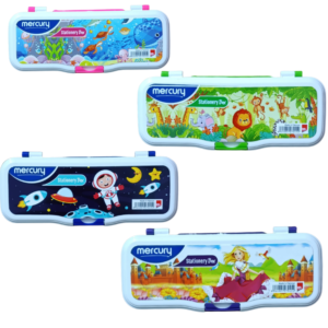Kids pencil box geometry box cartoon characters stationery organizer school boys girls Pakistan