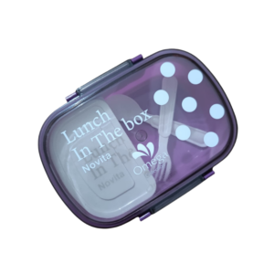 Multi-compartment lunch box small inner box spoon fork leak-proof food container school office daily use Pakistan