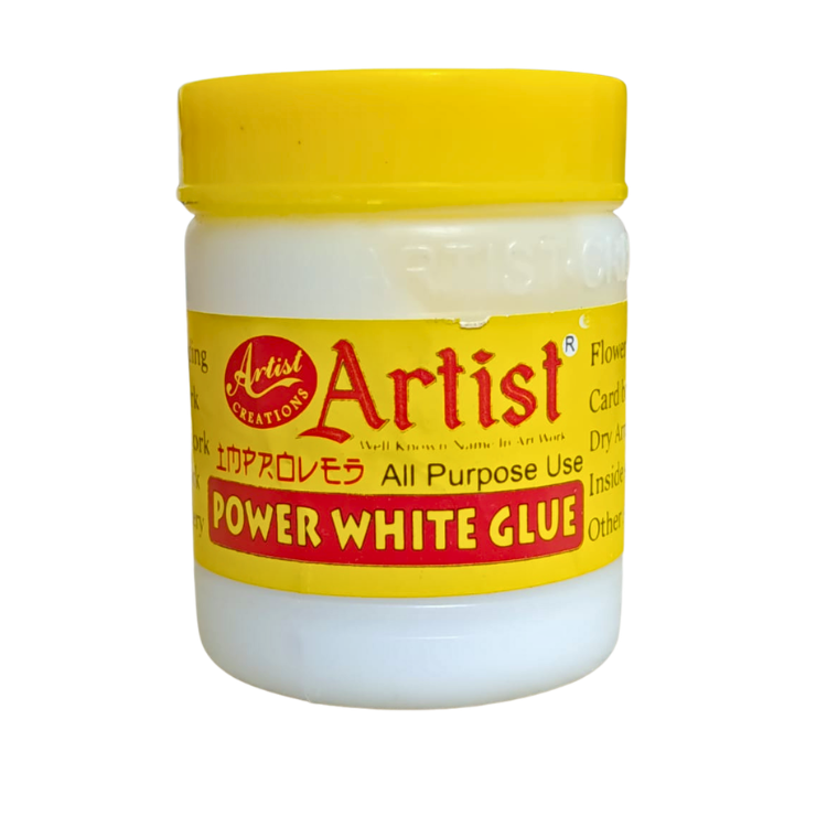 Pack of 2 Artist Power white glue multipurpose craft adhesive paper wood cardboard book binding DIY school Pakistan