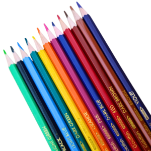 Flupa colour pencils 12 pcs drawing and coloring pencil set for kids and students