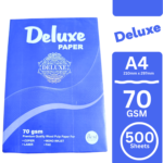 A4 Deluxe Paper 70gm 500 sheets multipurpose smooth copy printer paper office school home