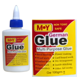German multi purpose glue 100g non toxic strong adhesive paper cardboard wood craft school office Pakistan