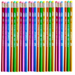 ORO Trimetal lead pencils pack of 12 premium HB smooth dark writing drawing school pencils