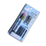 CHREN kids beginner fountain pen set ink cartridges blue pink variant student practice writing school Pakistan