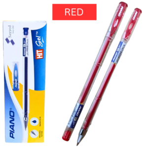 PIANO HIT gel ball pens pack of 10 blue red black smooth writing pens