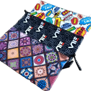 Premium quality printed zipper pencil pouches pack of 3 assorted designs school stationery kids Pakistan