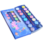Pack of 16 premium water colors set multi-color vibrant non-toxic watercolor paints kids students artists Pakistan