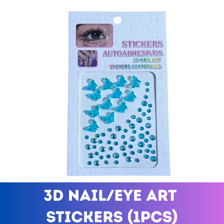 Crystal Eye Gem Face Stickers 3D Pearl & Rhinestone Makeup Nail Art – MR E Store