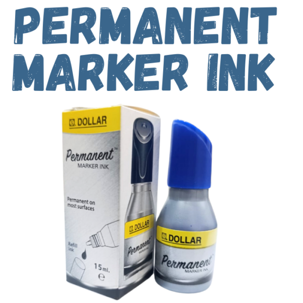 High Quality Permanent Board Marker Ink 15ml Refill Ink for Whiteboard Markers | MR e Store (Copy)