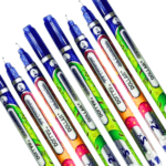 2X erasing ink corrector pens blue ink erasers pack of 5