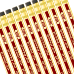 premium 2hb pencils pack of 12 with rubber smooth writing pencils