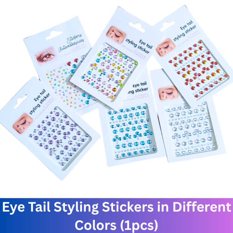 Crystal Eye Gem Face Stickers 3D Pearl Rhinestone Girls