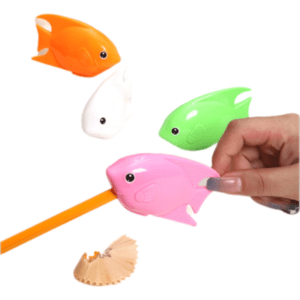 Fish Shape Pencil Sharpeners Pack 6 – Colorful Kids Set