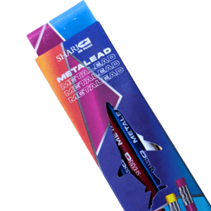 Shark Metal HB Pencils Pack 12 – Eraser Tips Colorful