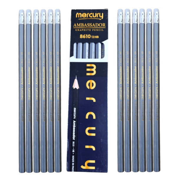 Mercury Ambassador HB Pencils 12 Pack – Smooth Writing