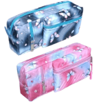 stylish zipper pencil pouch 1 pc durable school stationery organizer for students