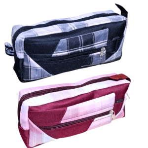 stylish zipper pencil pouch 1 pc school stationery organizer for kids students