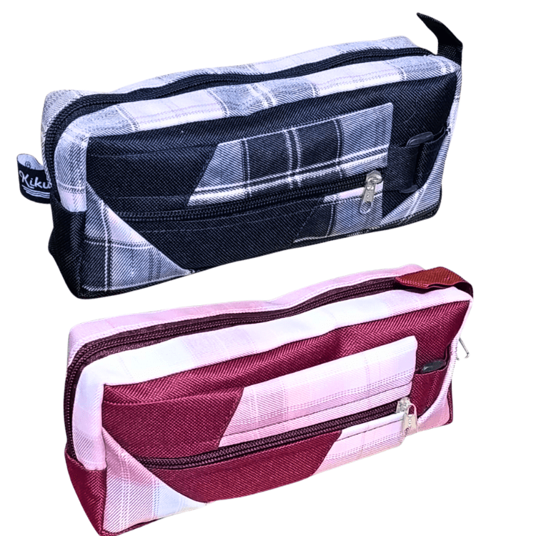stylish zipper pencil pouch 1 pc school stationery organizer for kids students