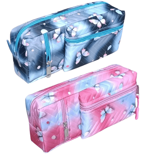 stylish zipper pencil pouch 1 pc durable school stationery organizer for students