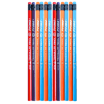 Prima Tri Shine HB Pencil Box 12 Pcs – Triangular Grip