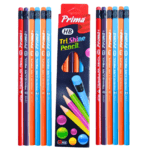 Prima Tri Shine HB Pencil Box 12 Pcs – Triangular Grip