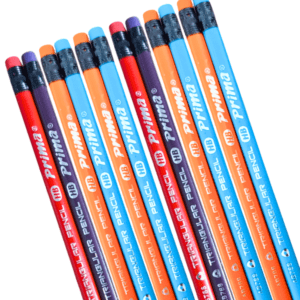 Prima Tri Shine HB Pencil Box 12 Pcs – Triangular Grip