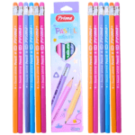 Prima Pastel HB Triangular Pencils 12 Pcs – Kids School