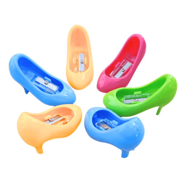 Shoe Style Pencil Sharpeners 6 PCS – Cute & Creative