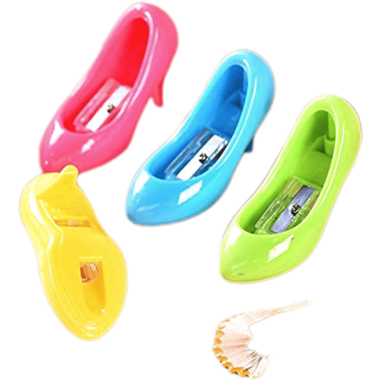 Shoe Style Pencil Sharpeners 6 PCS – Cute & Creative