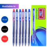 Premium Signature Ballpoints – Blue Black Red Smooth Ink