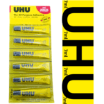 UHU All Purpose Adhesive Glue 7ml Pack of 6 – Strong