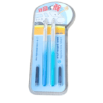 premium dual pack long body fountain pens with ink refills smooth writing set
